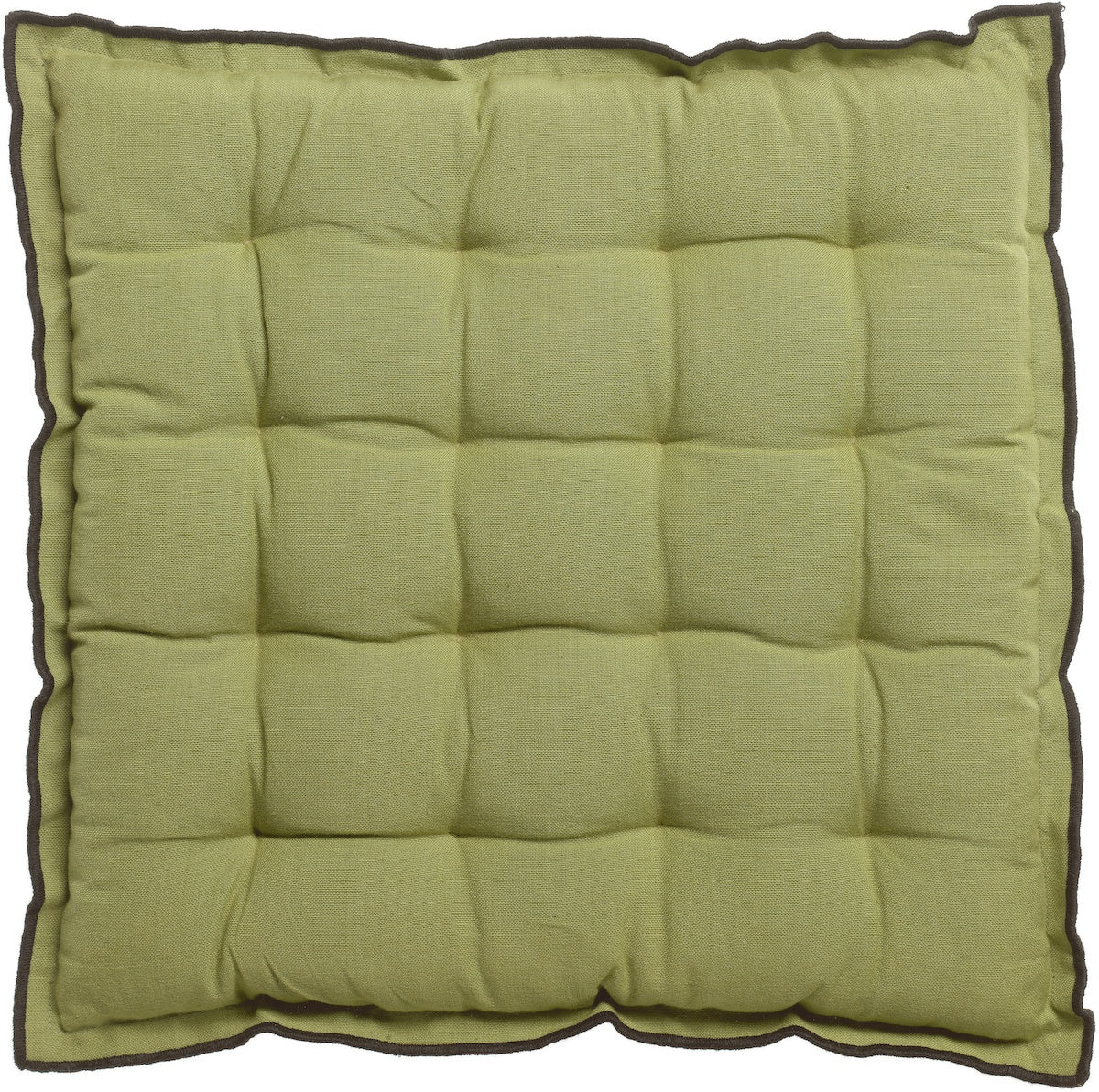 cuscino per sedia riciclato grace verde giardino, colore verde giardino, taglia 40 x 40 x 3. cuscino per sedia imbottito per un comfort duraturo