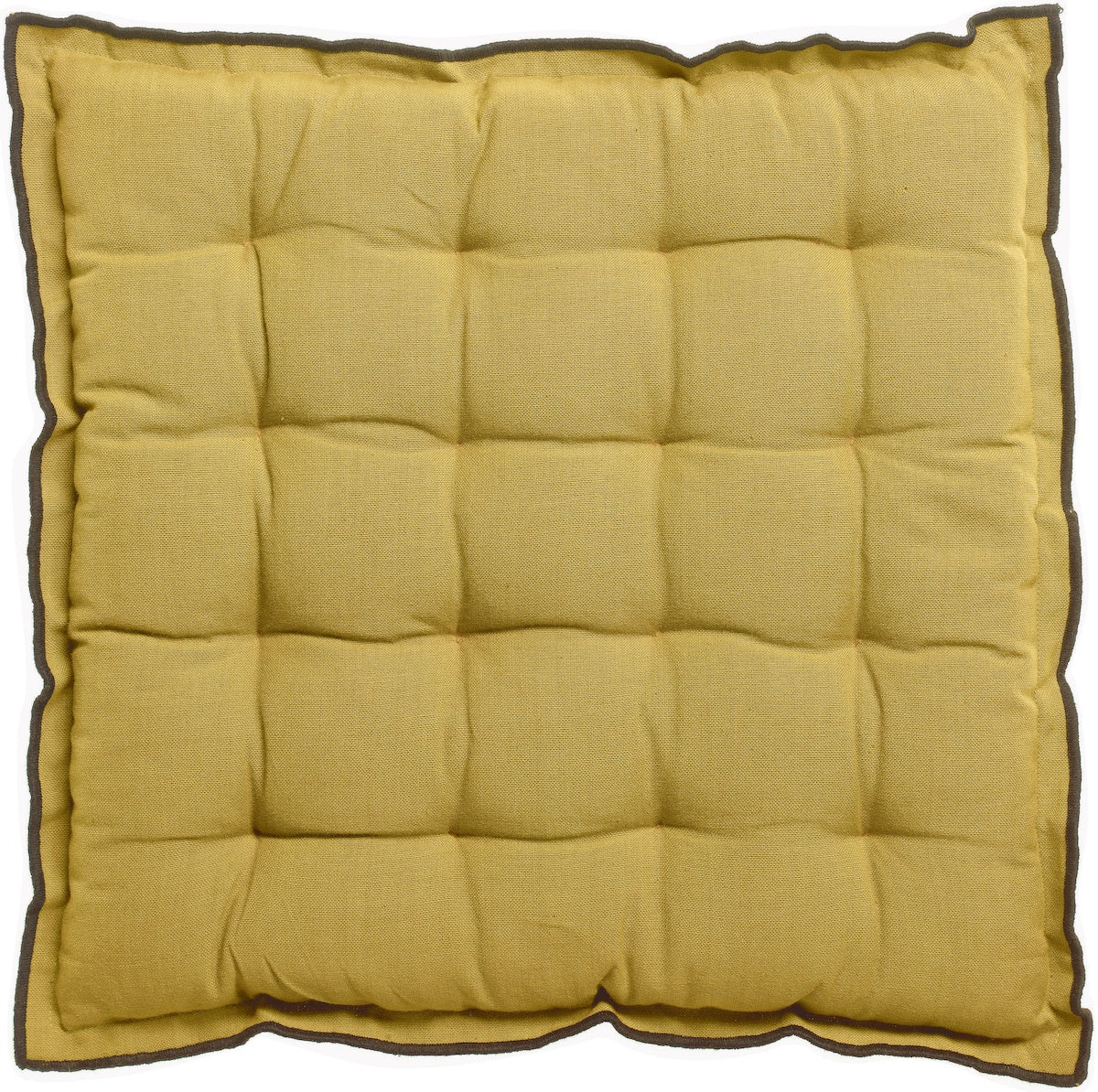cuscino per sedia riciclato grace badiane, colore badiane, taglia 40 x 40 x 3. cuscino per sedia imbottito per un comfort duraturo