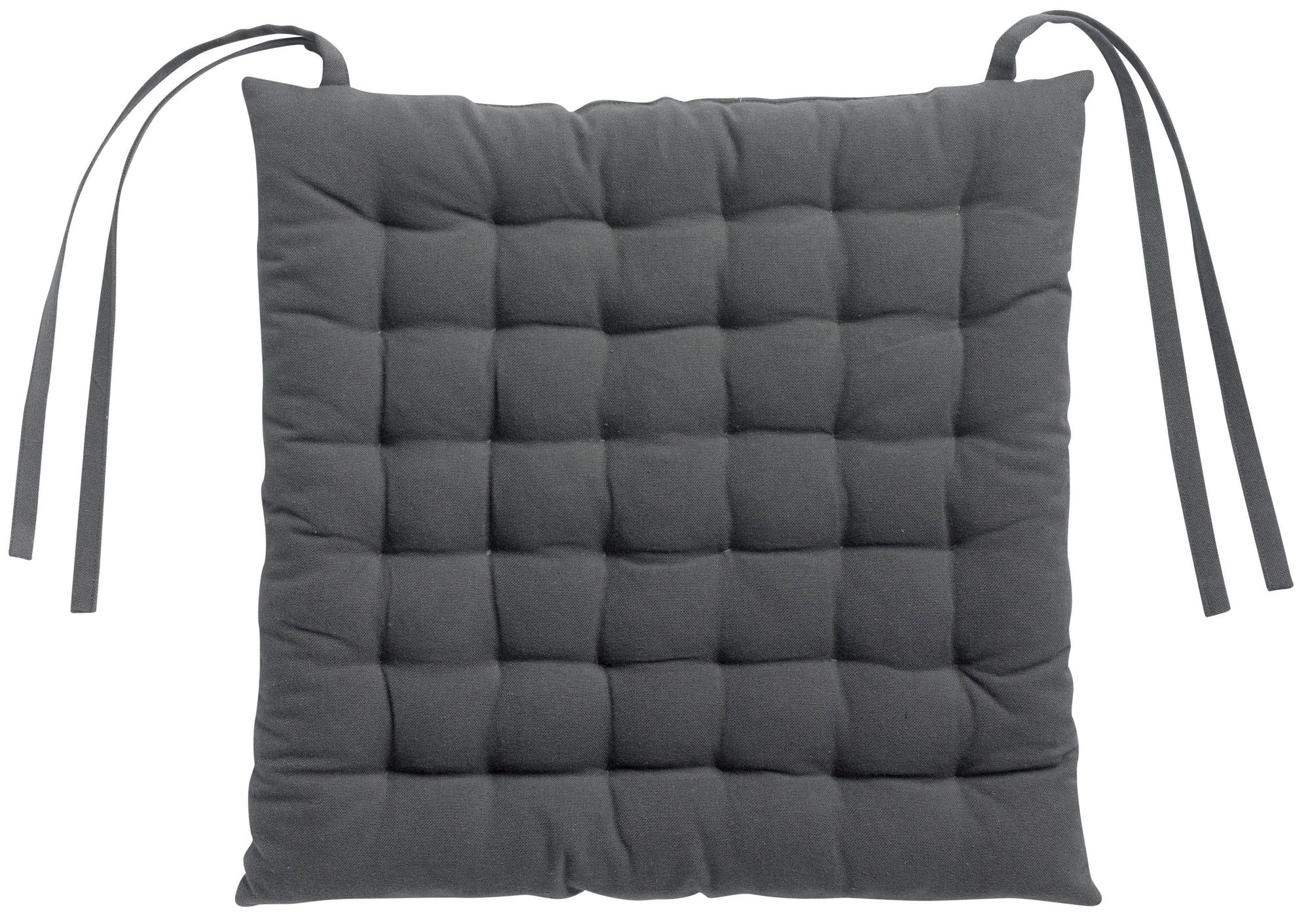 cuscino per sedia riciclato 36 punti zea ombra, colore ombra, taglia 38 x 38 x 3. cuscino per sedia imbottito per un comfort duraturo