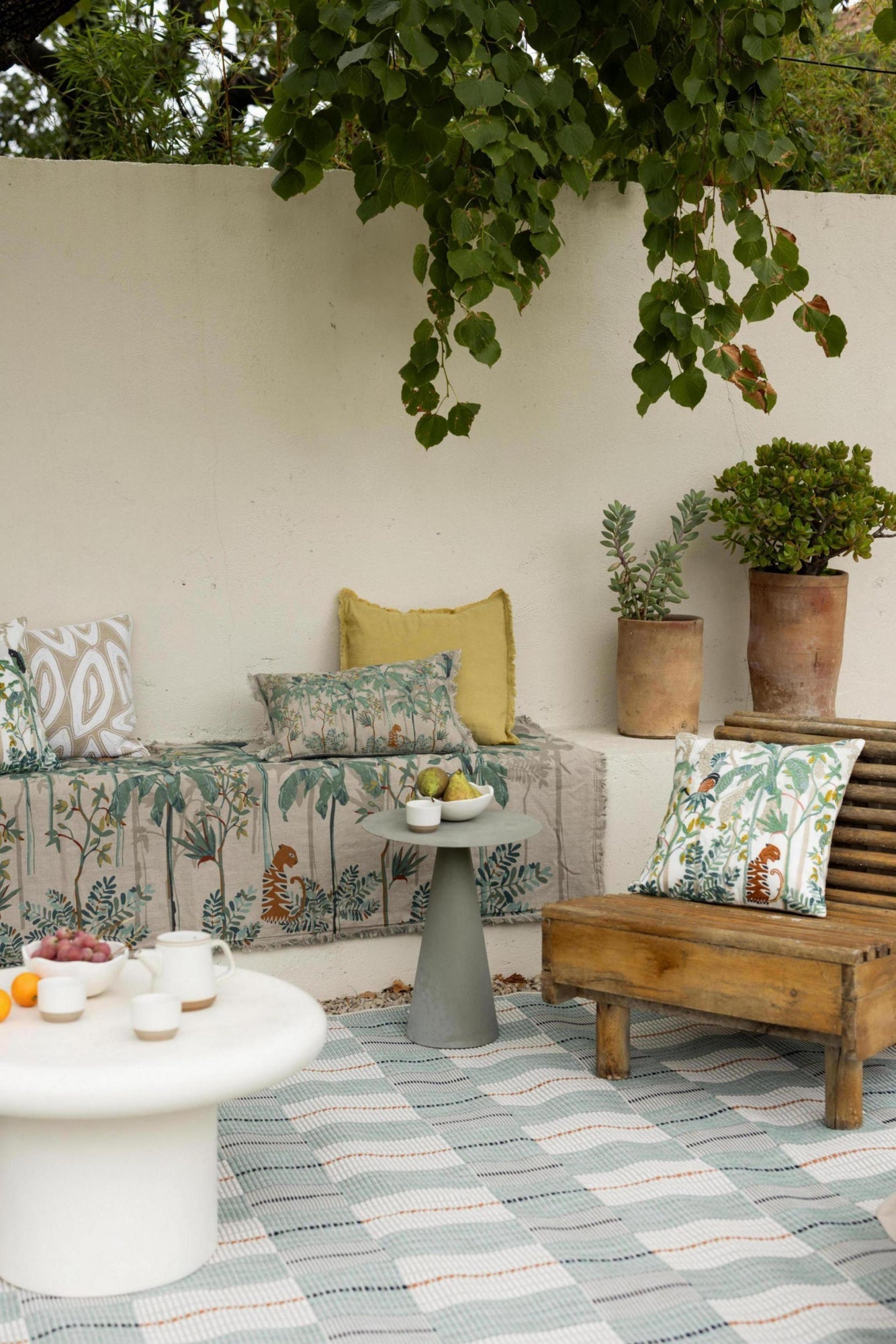 cuscino ricamato raja multico, colore multico, taglia 45 x 45. ideale come complemento d’arredo su divani, poltrone o letti