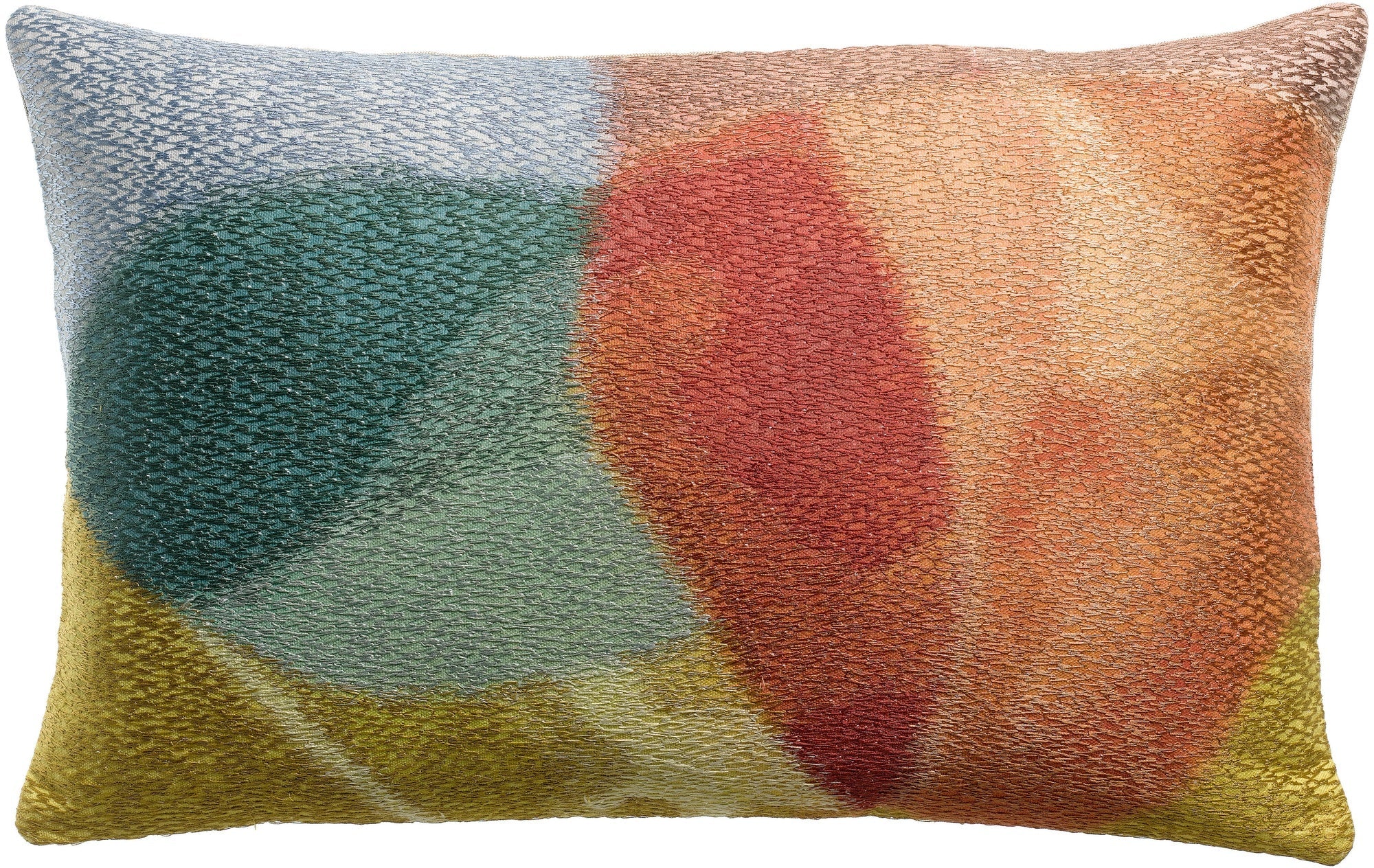 cuscino ricamato nevio multico, colore multico, taglia 30 x 50. cuscino da interno elegante, perfetto per arredare soggiorno o camera da letto