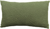 cuscino riciclato maia eucalipto, colore eucalipto, taglia 30 x 50. cuscino da interno elegante, perfetto per arredare soggiorno o camera da letto