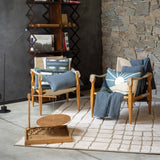 cuscino riciclato maia piombo, colore piombo, taglia 30 x 50. ideale come complemento d’arredo su divani, poltrone o letti