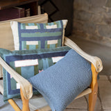 cuscino riciclato maia piombo, colore piombo, taglia 30 x 50. design versatile che si adatta a stili moderni e classici