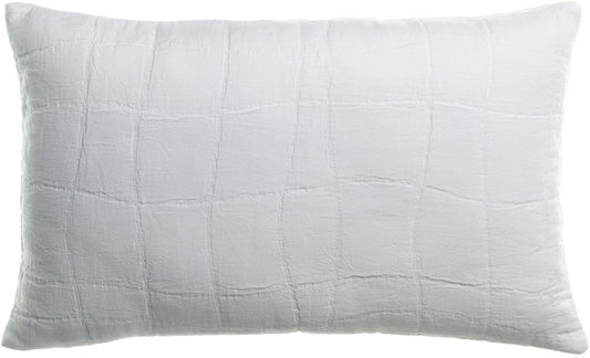 cuscino riciclato titou bianco, colore bianco, taglia 30 x 50. cuscino da interno elegante, perfetto per arredare soggiorno o camera da letto