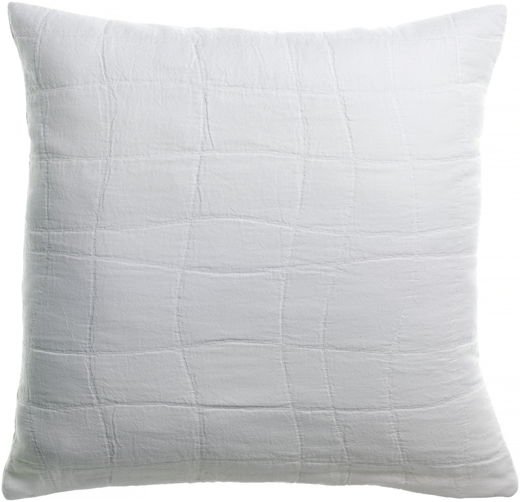 cuscino riciclato titou bianco, colore bianco, taglia 45 x 45. cuscino da interno elegante, perfetto per arredare soggiorno o camera da letto