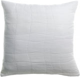 cuscino riciclato titou bianco, colore bianco, taglia 45 x 45. cuscino da interno elegante, perfetto per arredare soggiorno o camera da letto