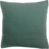cuscino riciclato titou verde grigio, colore verde grigio, taglia 45 x 45. cuscino da interno elegante, perfetto per arredare soggiorno o camera da letto