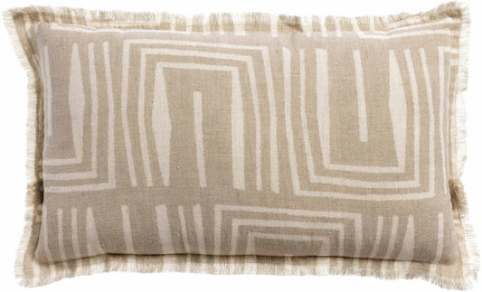 cuscino stampato tina naturale, colore naturale, taglia 30 x 50. cuscino da interno elegante, perfetto per arredare soggiorno o camera da letto