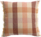cuscino stampato kate terracotta, colore terracotta, taglia 45 x 45. cuscino da interno elegante, perfetto per arredare soggiorno o camera da letto
