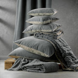 cuscino tinta unita elise absynthe, colore absynthe, taglia 40 x 65. ideale come complemento d’arredo su divani, poltrone o letti