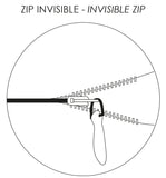 cuscino tinta unita zeff verde grigio, colore verde grigio, taglia 30 x 50. dettaglio tecnico della chiusura del cuscino