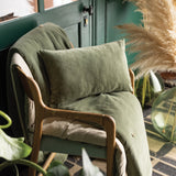 cuscino tinta unita elise verbena, colore verbena, taglia 40 x 65. design versatile che si adatta a stili moderni e classici