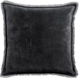 cuscino tinta unita fara caviale, colore caviale, taglia 45 x 45. cuscino da interno elegante, perfetto per arredare soggiorno o camera da letto