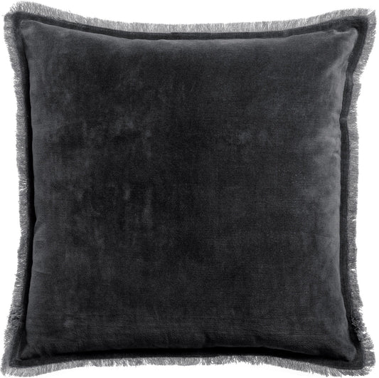 cuscino tinta unita fara caviale, colore caviale, taglia 45 x 45. cuscino da interno elegante, perfetto per arredare soggiorno o camera da letto