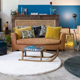 cuscino tinta unita fara prugna mirabelle, colore prugna mirabelle, taglia 30 x 50. rivestimento resistente e piacevole al tatto