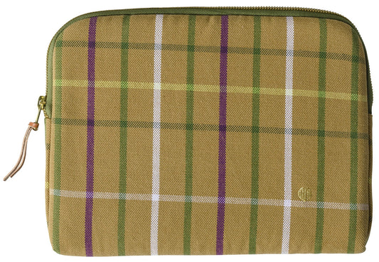 custodia ipad scotty marrone, colore marrone, taglia 19 x 26 x 3. dettaglio del prodotto da bagno