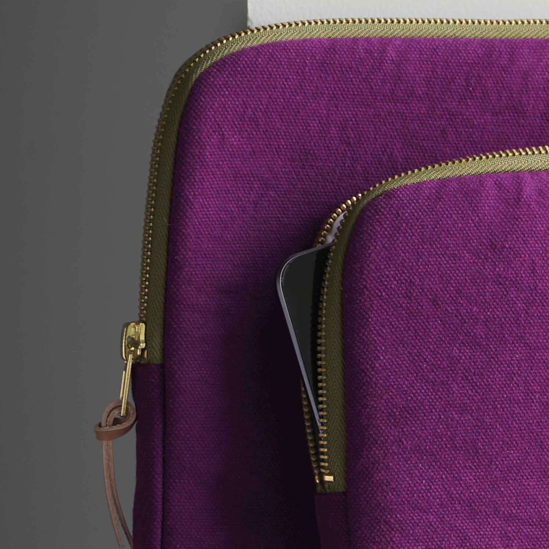 custodia per computer iona pioggia viola, colore pioggia viola, taglia 13-14"". design sottile e raffinato per l’uso quotidiano