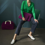 custodia ipad iona pioggia viola, colore pioggia viola, taglia 19 x 26 x 3. dettaglio del prodotto da bagno