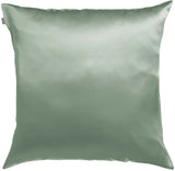 federa ashley verde grigio, colore verde grigio, taglia 65 x 65. federa per cuscino in tessuto naturale mostrata su fondo neutro