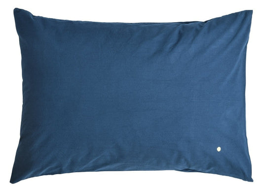 federa celeste uragano, colore uragano, taglia 50 x 70. federa per cuscino in tessuto naturale mostrata su fondo neutro