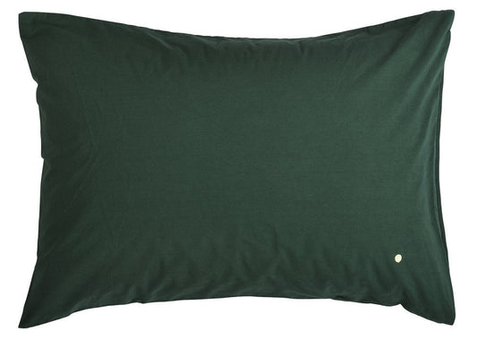 federa celeste nori, colore nori, taglia 50 x 70. federa per cuscino in tessuto naturale mostrata su fondo neutro