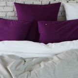 federa celeste pioggia viola, colore pioggia viola, taglia 65 x 65. ispirazione per l’arredamento