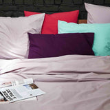 federa celeste pioggia viola, colore pioggia viola, taglia 65 x 65. perfetta per rivestire cuscini da letto o decorativi con stile e comfort