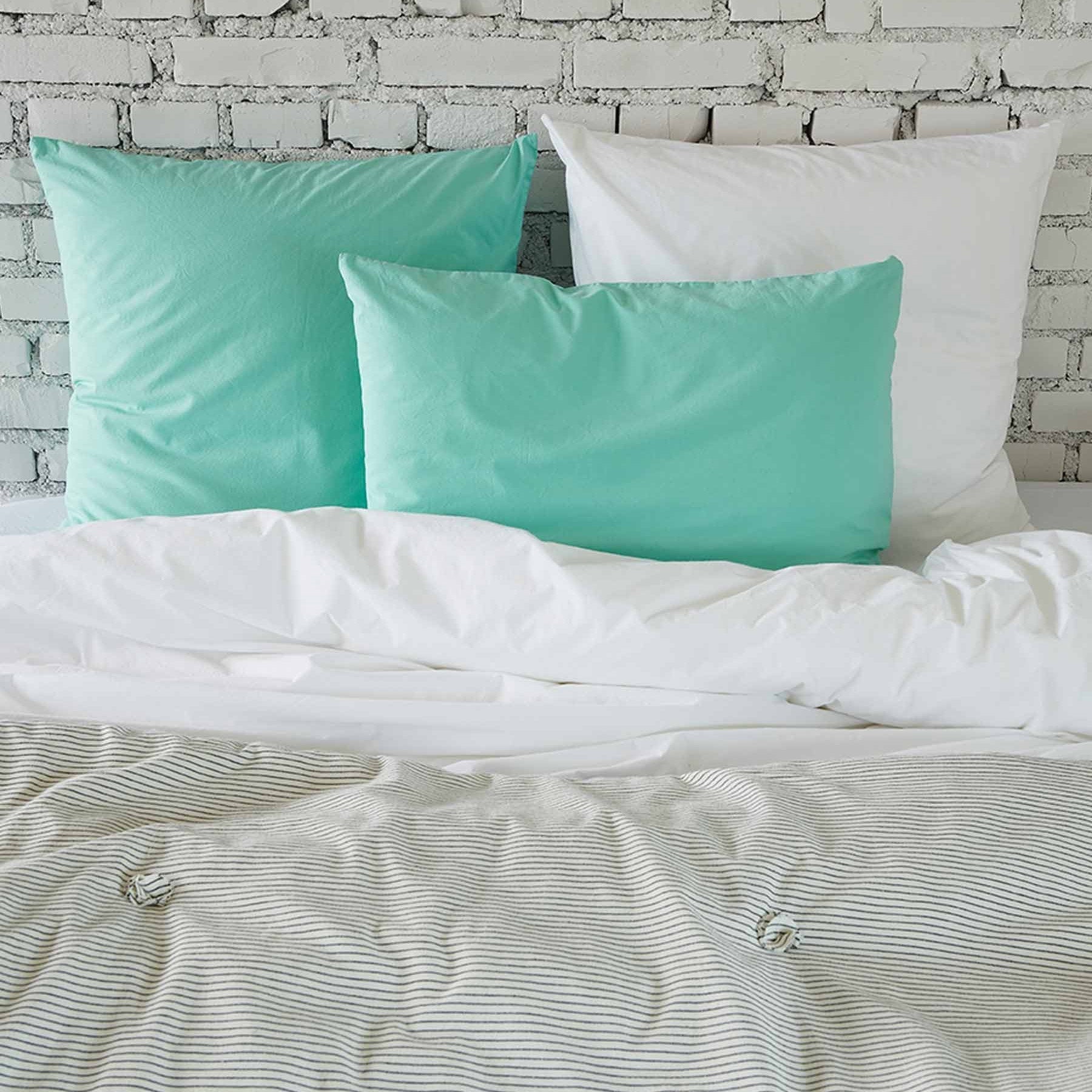 federa celeste diabolo, colore diabolo, taglia 50 x 70. ispirazione per l’arredamento