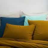 federa celeste noci, colore noci, taglia 50 x 70. perfetta per rivestire cuscini da letto o decorativi con stile e comfort