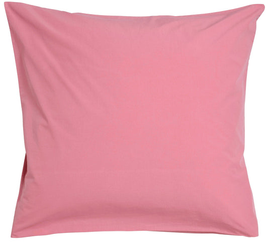 federa celeste fragola, colore fragola, taglia 65 x 65. federa per cuscino in tessuto naturale mostrata su fondo neutro