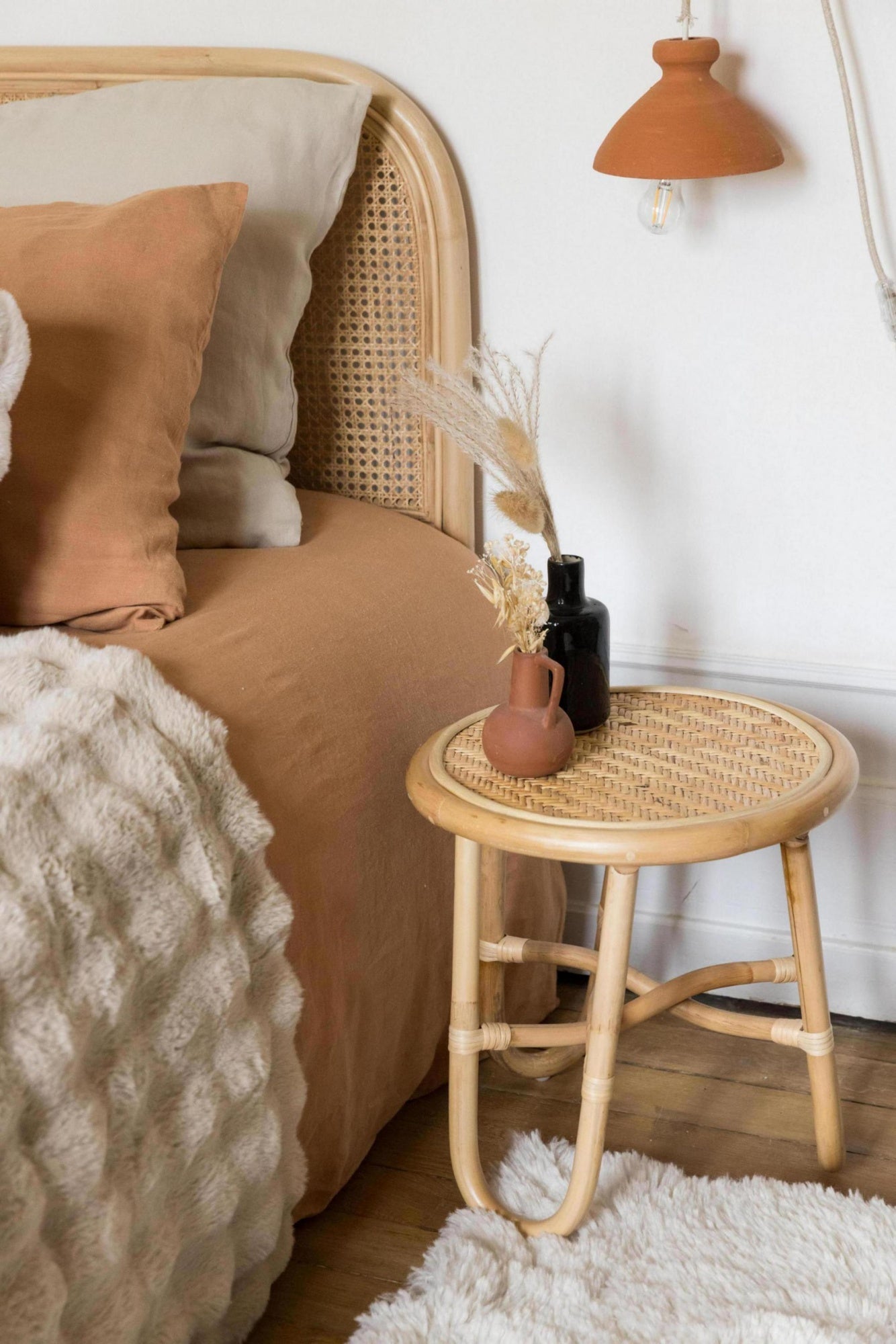 federa kala cannella, colore cannella, taglia 65 x 65. tessuto resistente ai lavaggi e piacevole al tatto per un uso quotidiano