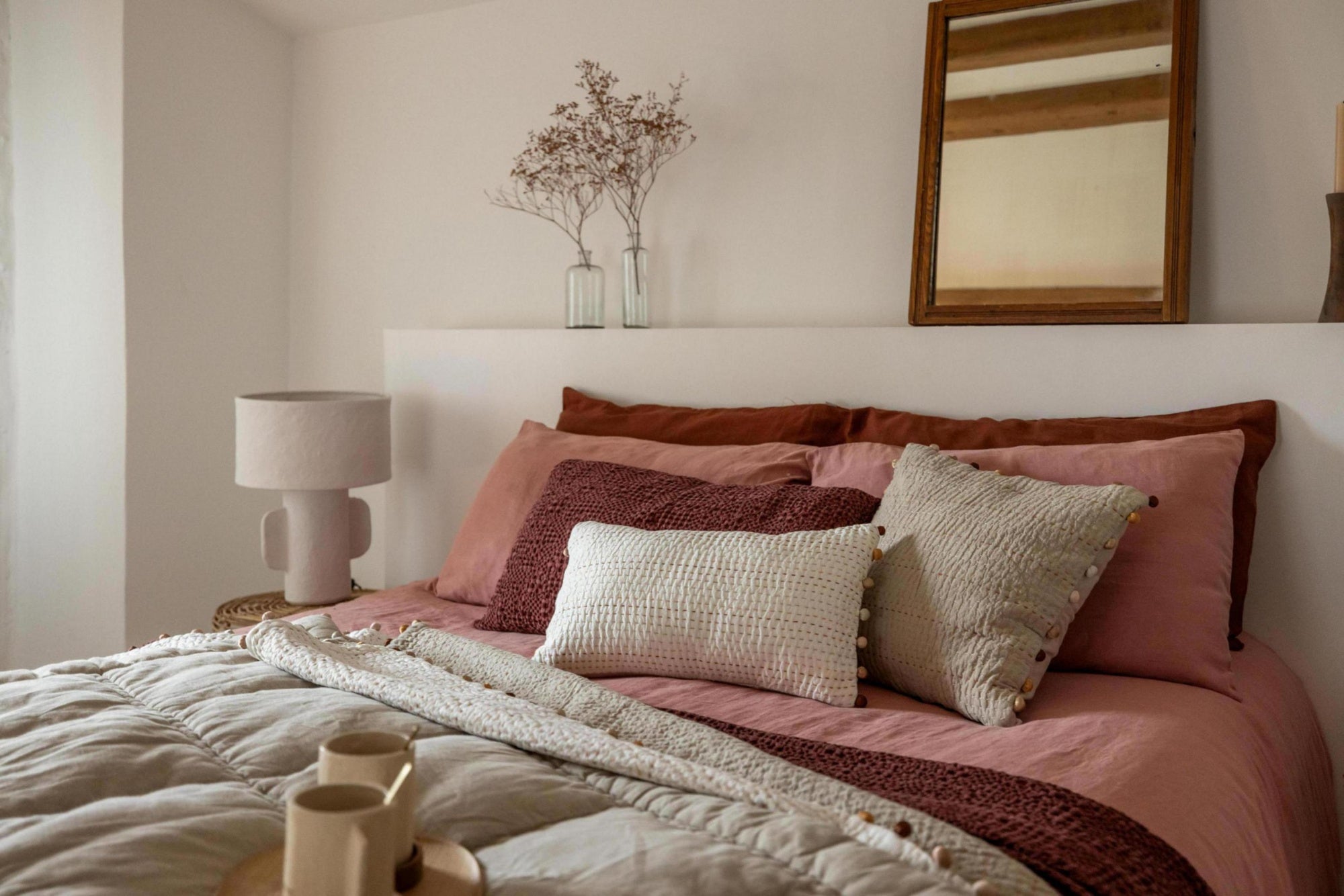 federa linco fard, colore fard, taglia 50 x 75. tessuto resistente ai lavaggi e piacevole al tatto per un uso quotidiano