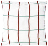 fodera per cuscino carl caramello, colore caramello, taglia 50 x 50. federa per cuscino in tessuto naturale mostrata su fondo neutro