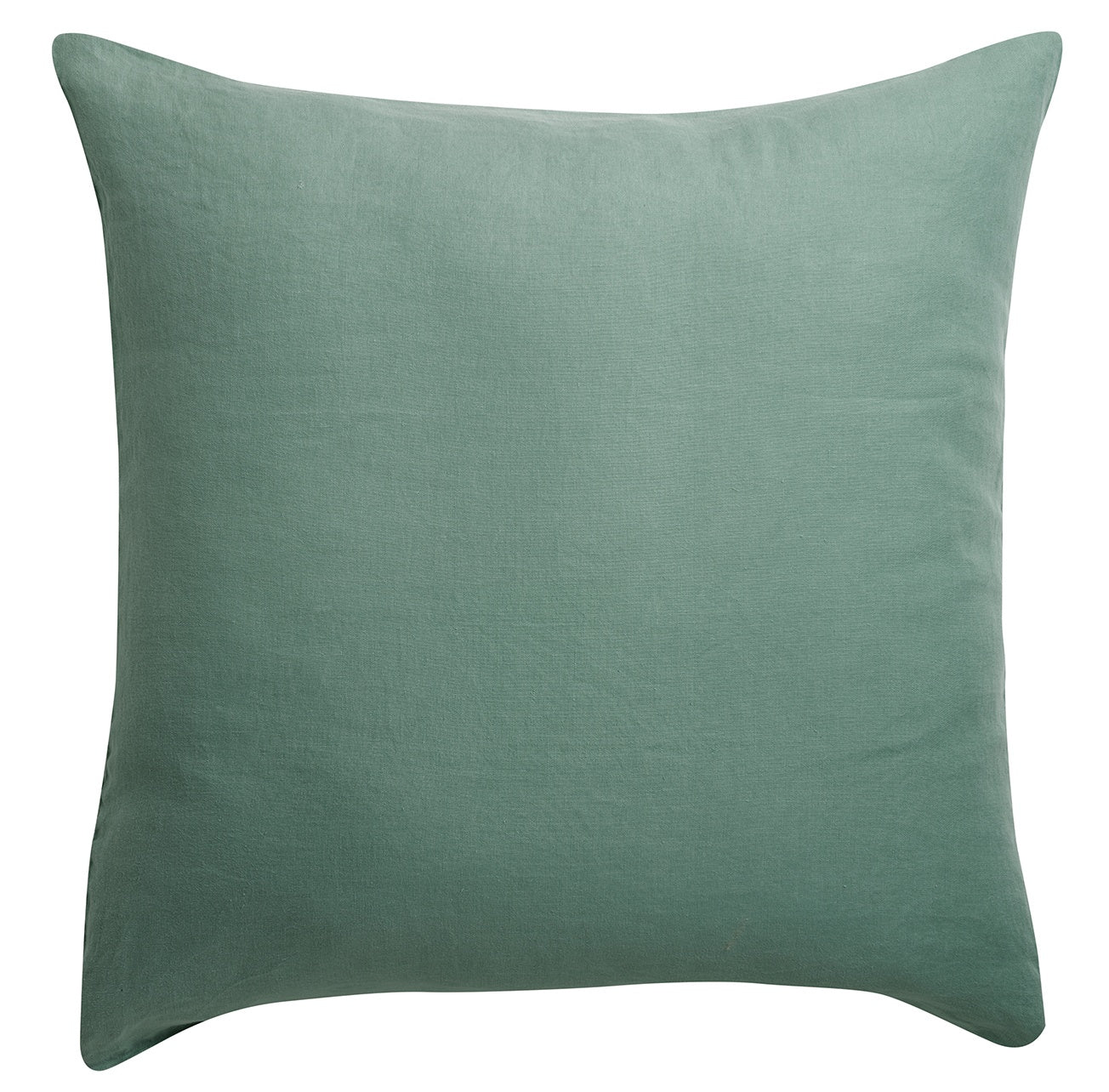 federa kala salvia, colore salvia, taglia 65 x 65. federa per cuscino in tessuto naturale mostrata su fondo neutro