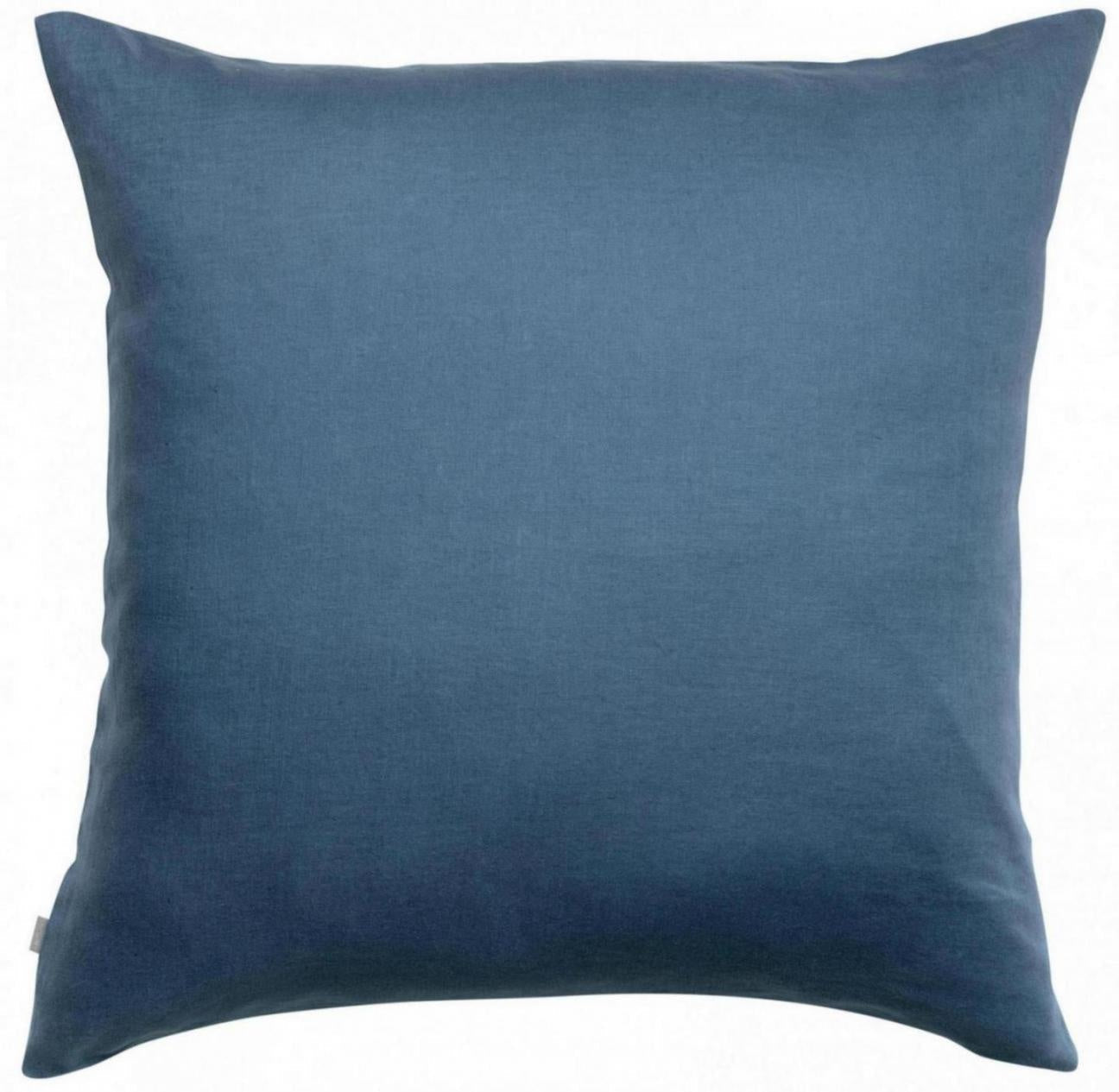 federa zeff tempesta, colore tempesta, taglia 65 x 65. federa per cuscino in tessuto naturale mostrata su fondo neutro