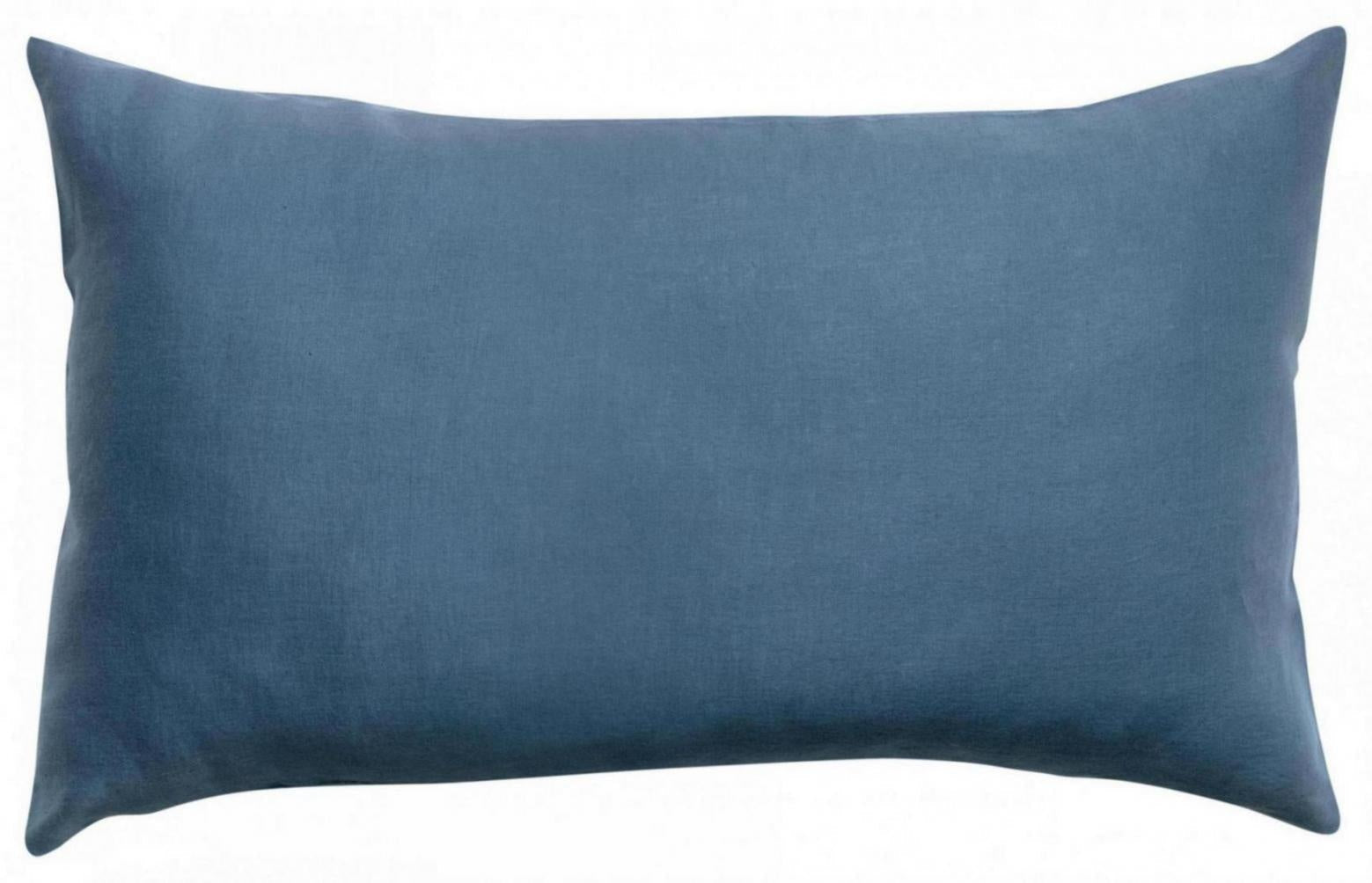 federa zeff tempesta, colore tempesta, taglia 50 x 75. federa per cuscino in tessuto naturale mostrata su fondo neutro