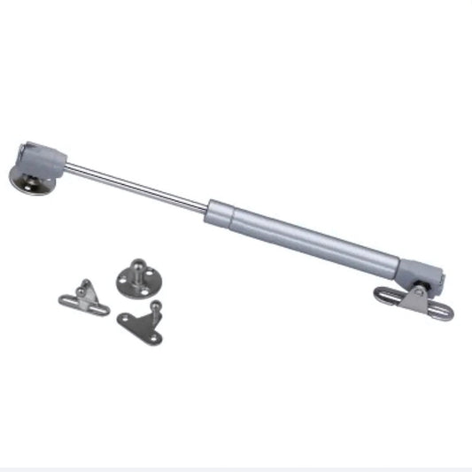 braccetto a gas 80n, vista d’insieme di ferramenta e componenti tecnici