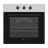 forno elettrico multifunzione samet calliope da incasso 8 funzioni 3 manopole inox classe a, forno da incasso dal design moderno e compatto