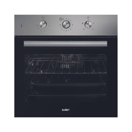 samet forno multifunzione calliope 2021 inox 3 manopole a, forno da incasso dal design moderno e compatto