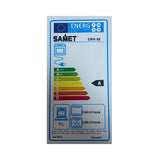 samet forno multifunzione 85 lt erik85 nero, vista ambientata con mobili da cucina integrati