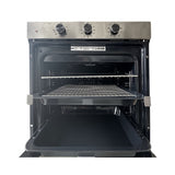 samet forno multifunzione 85 lt vinland85 inox, dettaglio della manopola e del pannello comandi