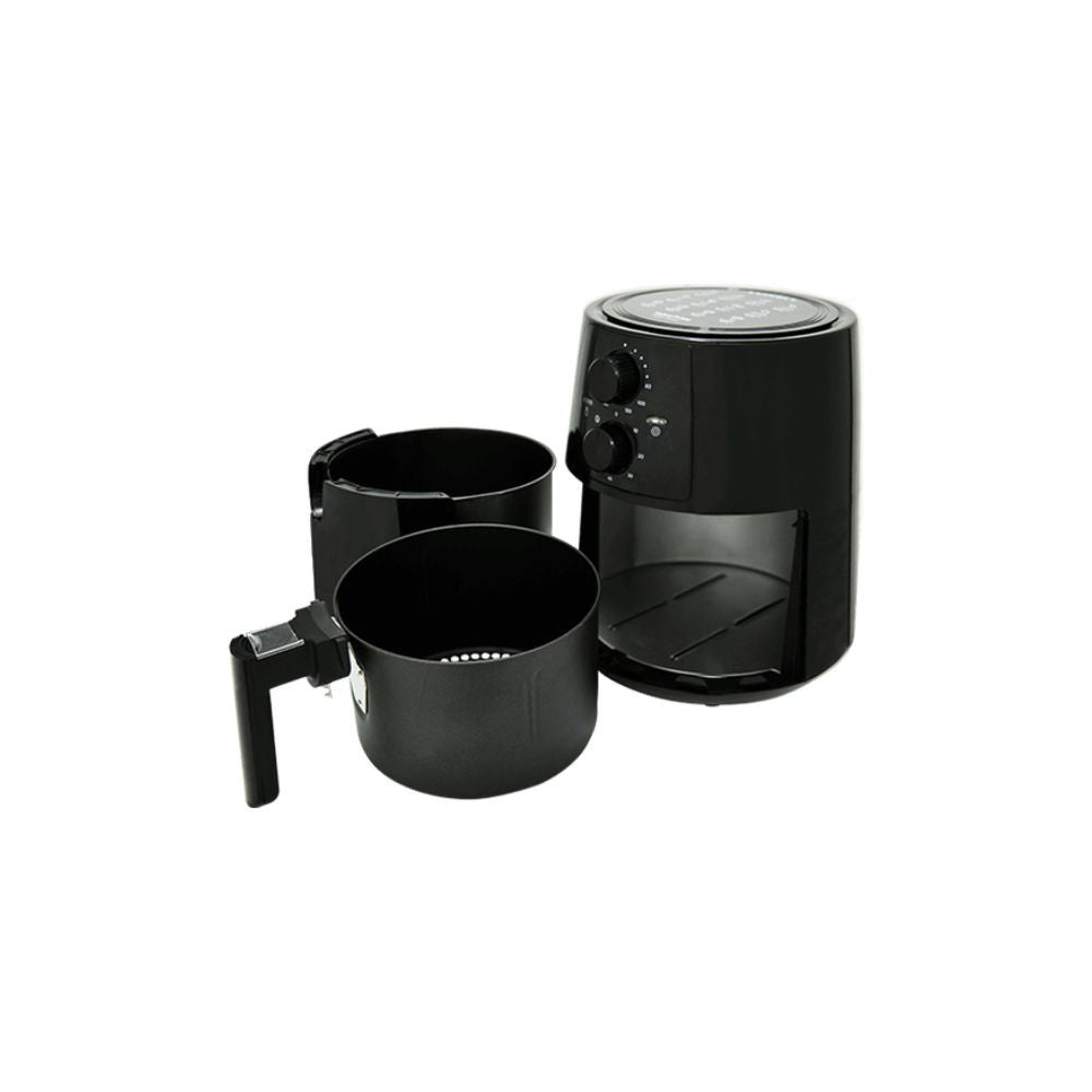 friggitrice ad aria luxell af04 girasole 5,5 litri 1500 watt, cuoce patatine, pollo e molto altro con aria calda