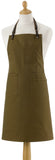 grembiule da cucina leo khaki, colore khaki, taglia 70 x 90. grembiule su sfondo neutro per una visione chiara del prodotto