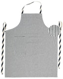 grembiule da cucina finette caviar, colore finette caviar, taglia 90 x 75. grembiule su sfondo neutro per una visione chiara del prodotto