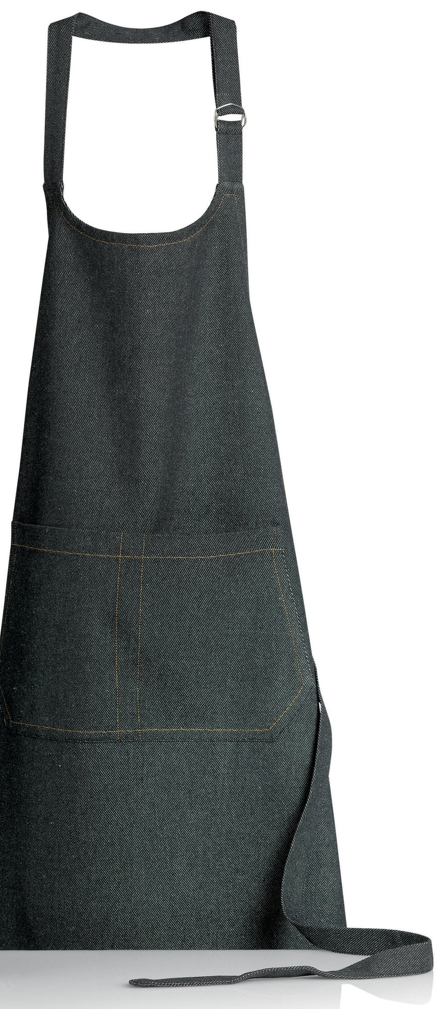 grembiule da cucina davis nero, colore nero, taglia 85 x 70. grembiule su sfondo neutro per una visione chiara del prodotto