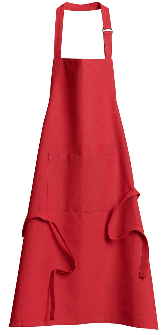 grembiule da cucina dario rosso, colore rosso, taglia 85 x 72. grembiule su sfondo neutro per una visione chiara del prodotto