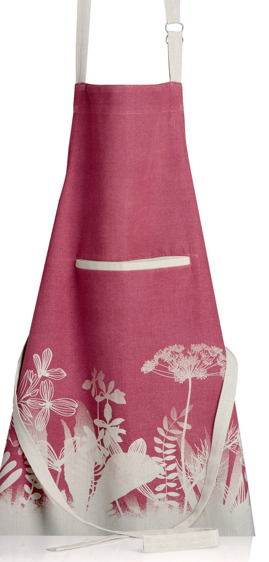 grembiule da cucina bio evaos orchidea, colore orchidea, taglia 72 x 85. grembiule su sfondo neutro per una visione chiara del prodotto