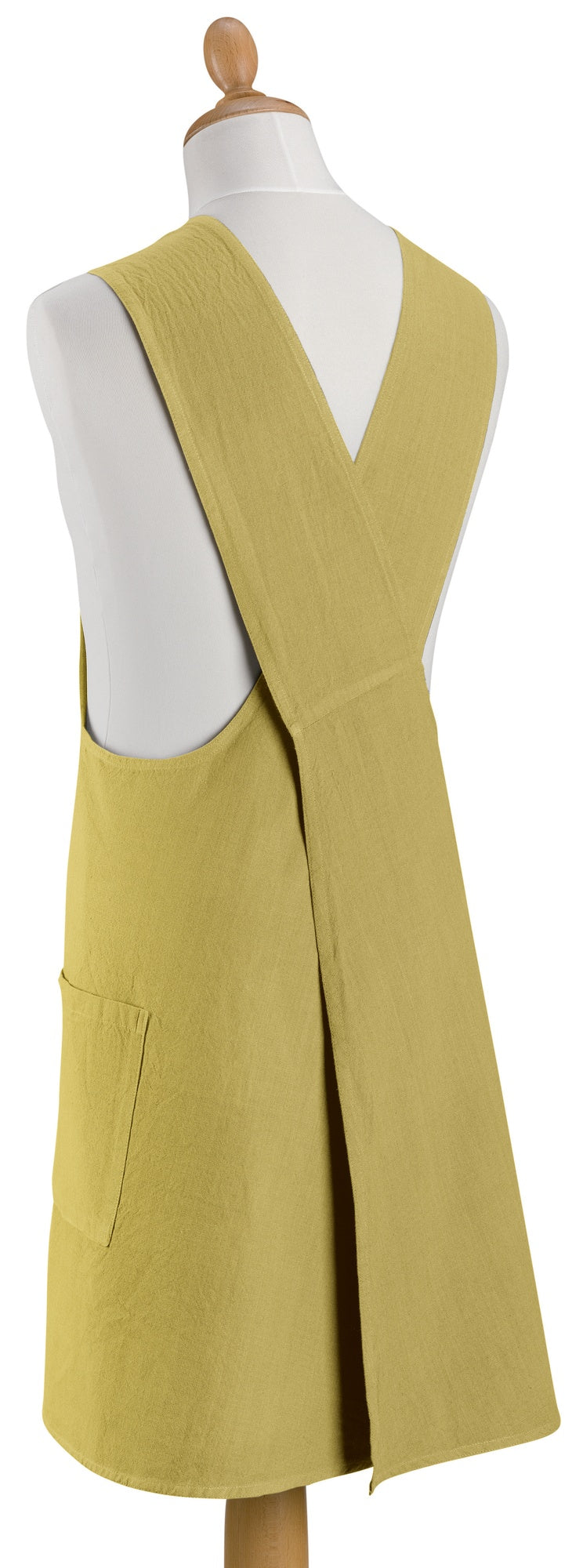 grembiule da cucina giapponese riciclato haru khaki, colore khaki, taglia 78 x 100. realizzato in 100% cotone riciclato, resistente e comodo per l’uso quotidiano in cucina