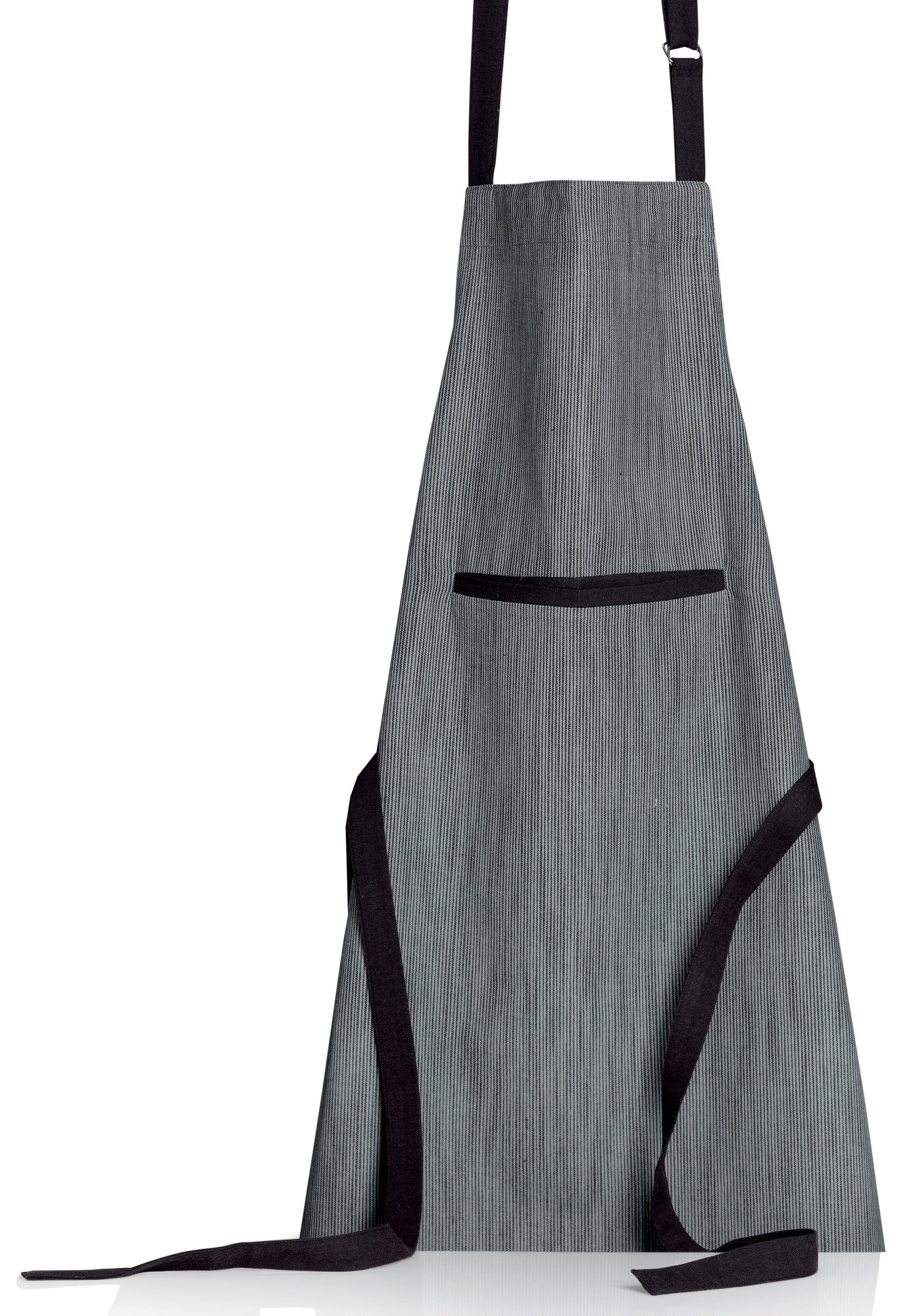 grembiule da cucina in cotone biologico moana ombra, colore ombra, taglia 72 x 85. grembiule su sfondo neutro per una visione chiara del prodotto